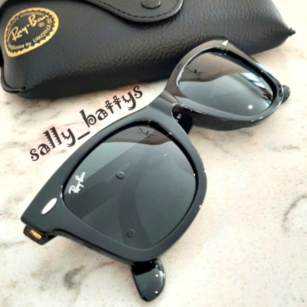 Ray-Ban (Store Display) Wayfarer all Black RB2140 - Picture 7 of 15